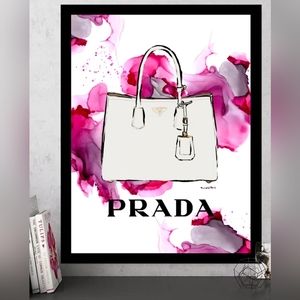 Prada 8 1/2"x11" Framed Wall Art